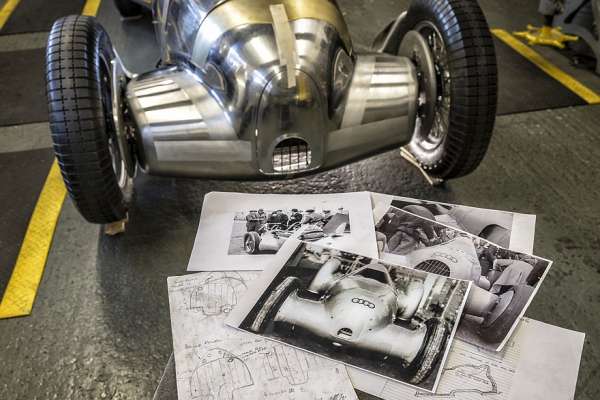Компания Audi воссоздала рекордный автомобиль Auto Union Lucca 1935 года Компания Audi воссоздала рекордный автомобиль Auto Union Lucca 1935 года