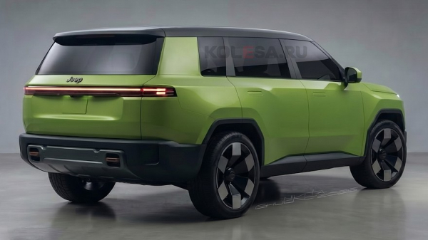 Новый флагманский внедорожник Jeep: первые изображения Новый флагманский внедорожник Jeep: первые изображения