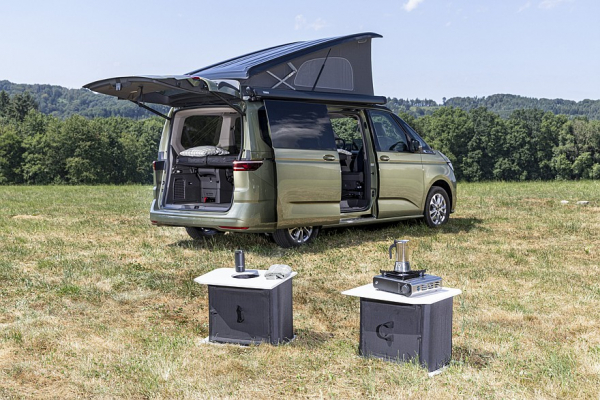 Volkswagen показал предвестников новых кемперов California Beach и ID. California Cruise Volkswagen показал предвестников новых кемперов California Beach и ID. California Cruise